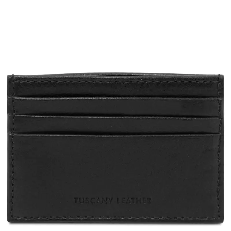 Tuscany Leather Portacarte in pelle Nero
