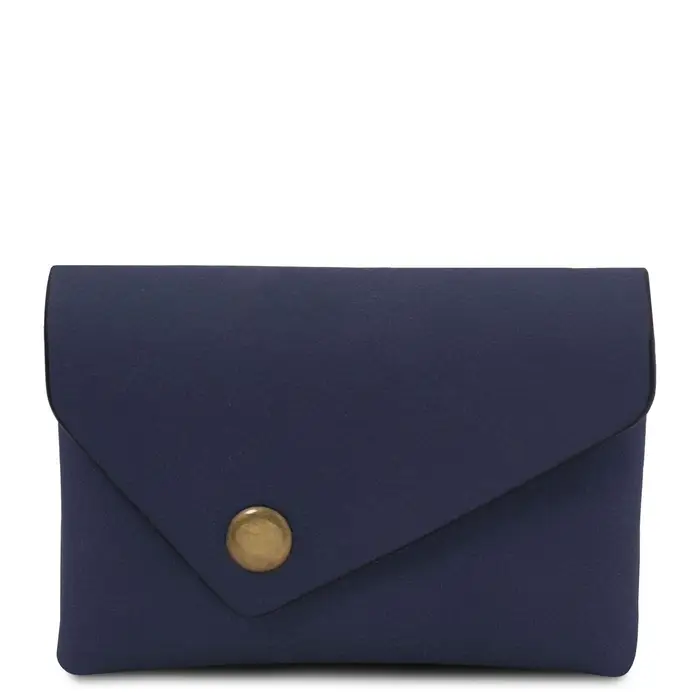Tuscany Leather Portamonete in pelle Blu scuro