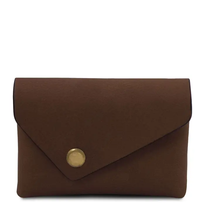 Tuscany Leather Portamonete in pelle Testa di Moro