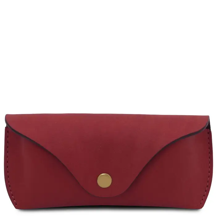 Tuscany Leather Portaocchiali in pelle Rosso