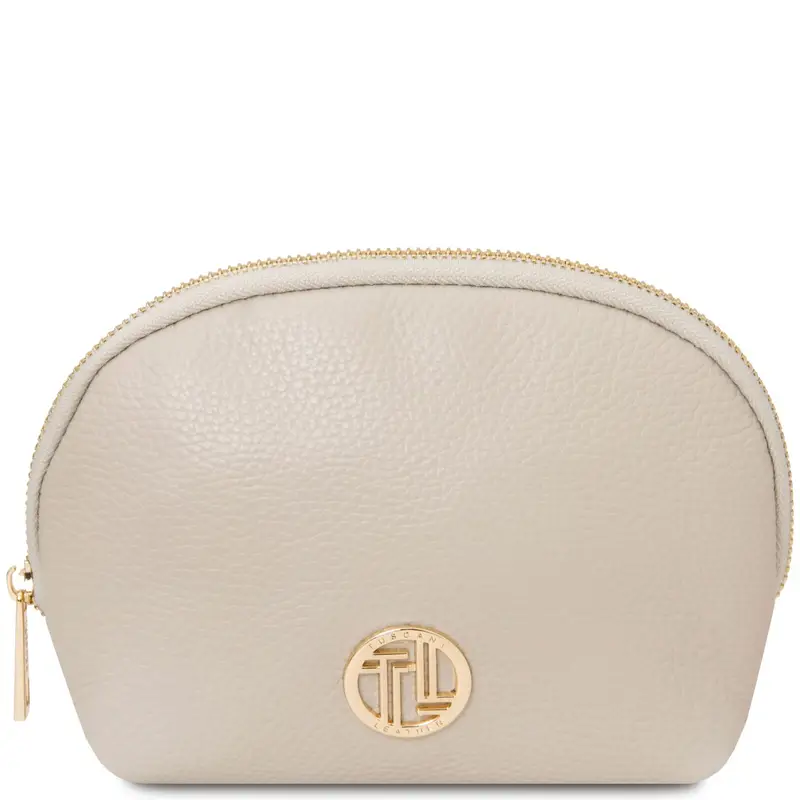 Tuscany Leather Trousse in pelle morbida Beige