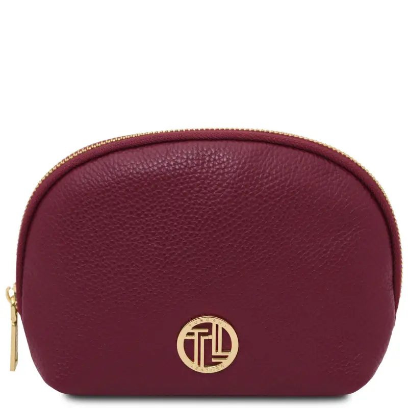 Tuscany Leather Trousse in pelle morbida Bordeaux
