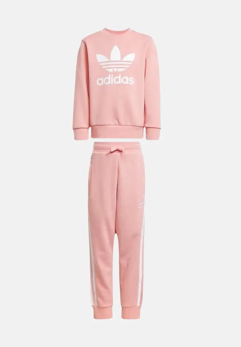 adidas Originals Tuta Adicolor Crew rosa da bambina
