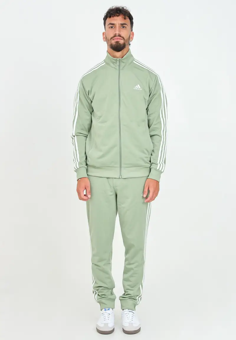 Tuta uomo adidas stripes - verde | Adidas