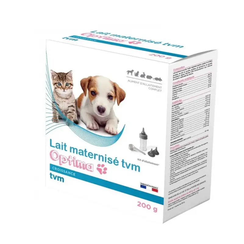 Tvm Optima Latte formulato per animali Crescita 200g