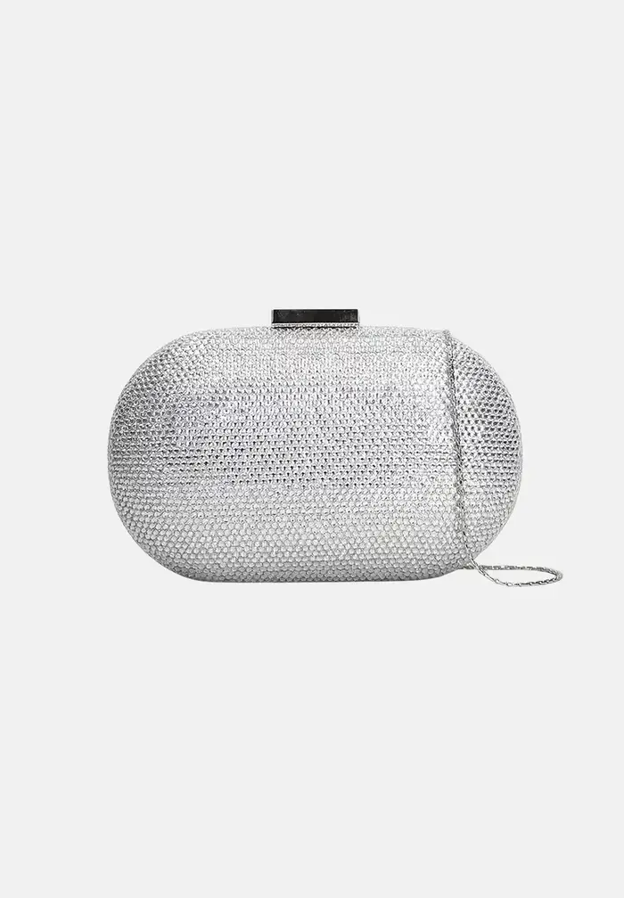 Twenty Fourhaitch Pochette Donna Argento 4721351