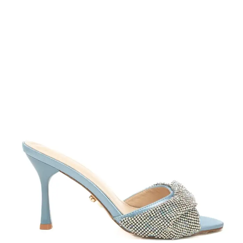 Twenty Fourhaitch scarpe alte da donna canberra con fascia frontale con strass polvere