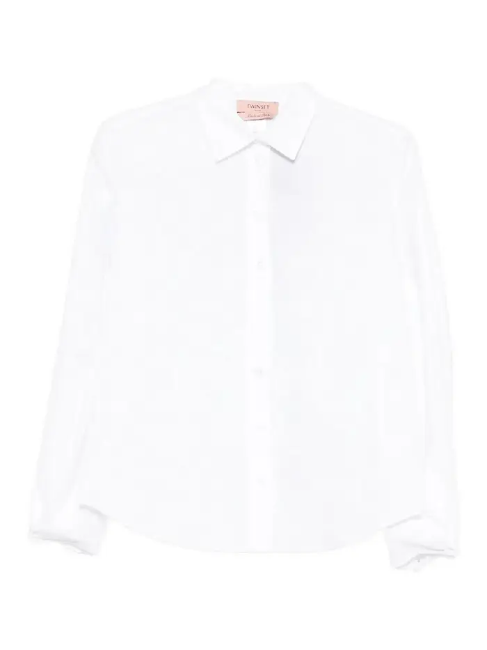 Camicia a maniche lunghe Bianco