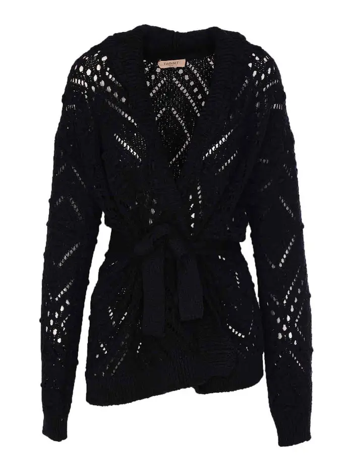 Twinset Cardigan a maglia Nero