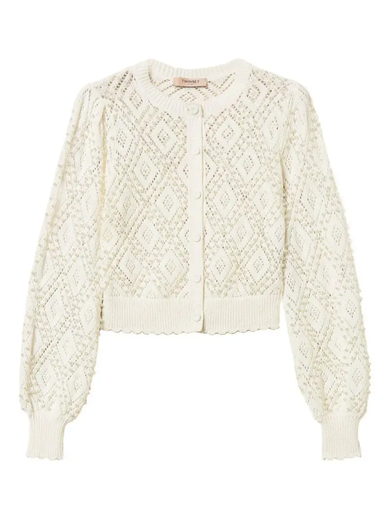 Twinset Cardigan Bianco 4914934