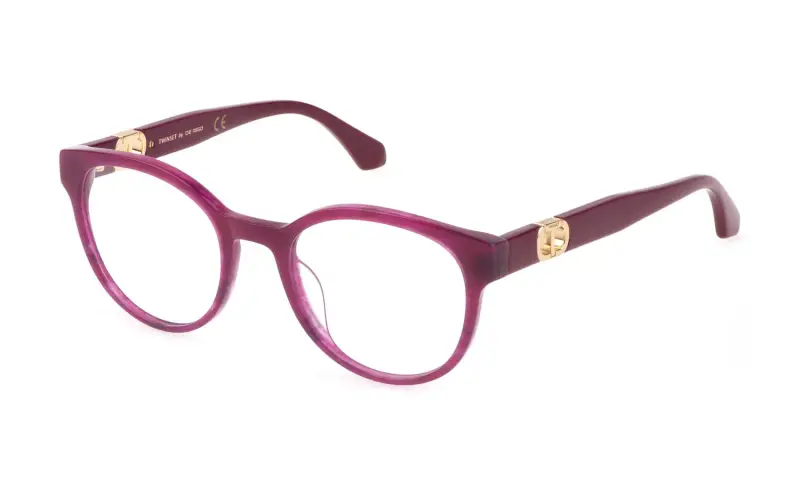 Twinset Donna VTW008 07N7 Montature da vista Acetato Viola Pantos