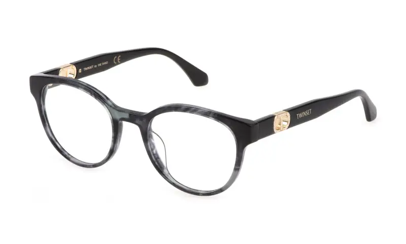 Twinset Donna VTW008S 06BZ Montature da vista Acetato Grigio Pantos