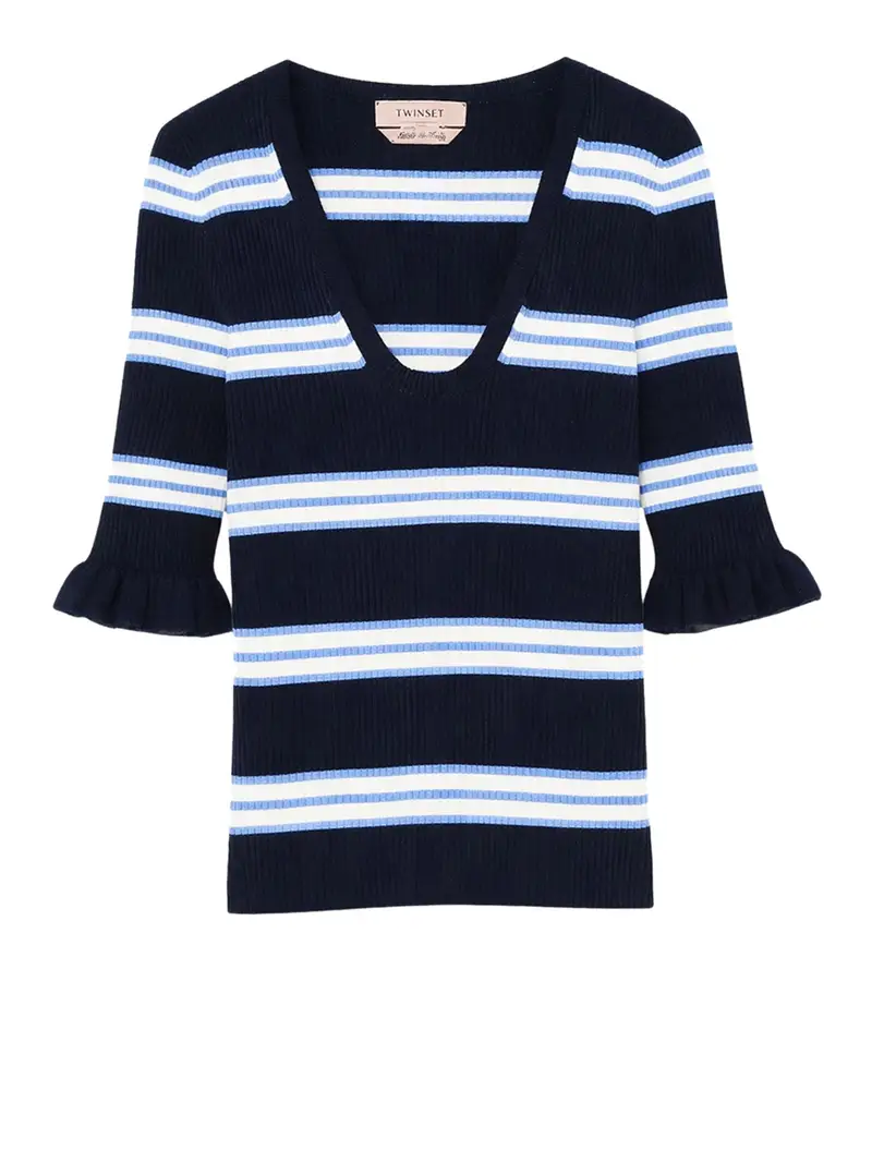 twinset maglia twin set da donna - blu