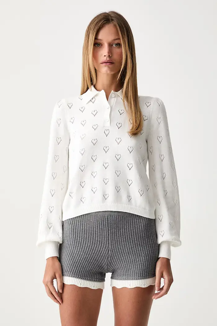 maglione da donna con misto cashmere Beige