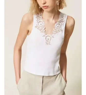 Twinset Top Donna Bianco 4579431