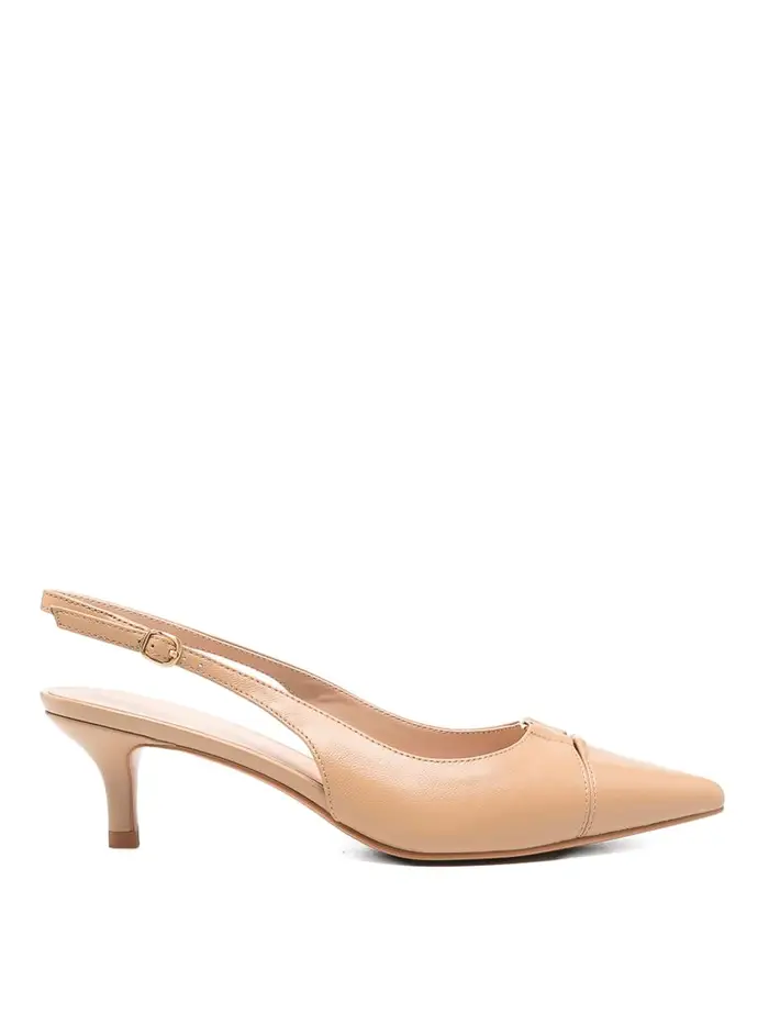 Twinset Pumps Con Fibbia Beige Chiaro