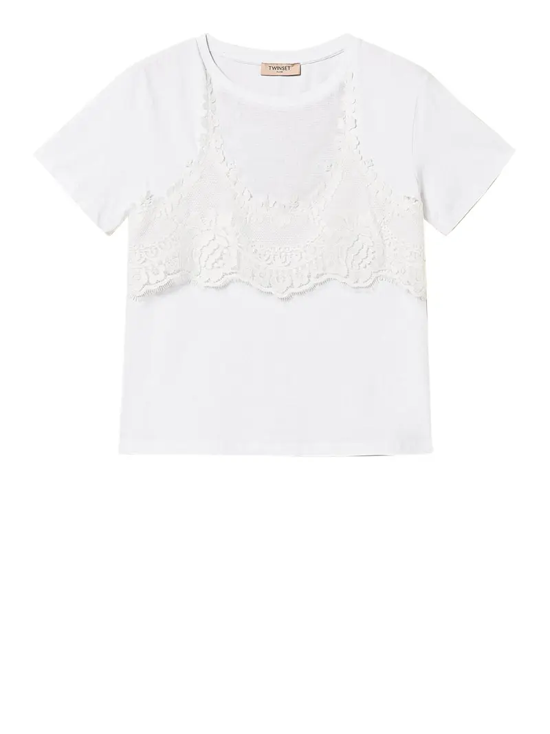 twinset t-shirt twin set da donna - bianco