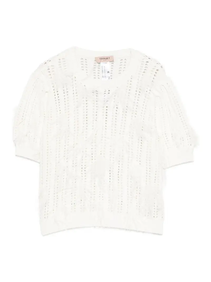 Twinset Top Bianco 4573678