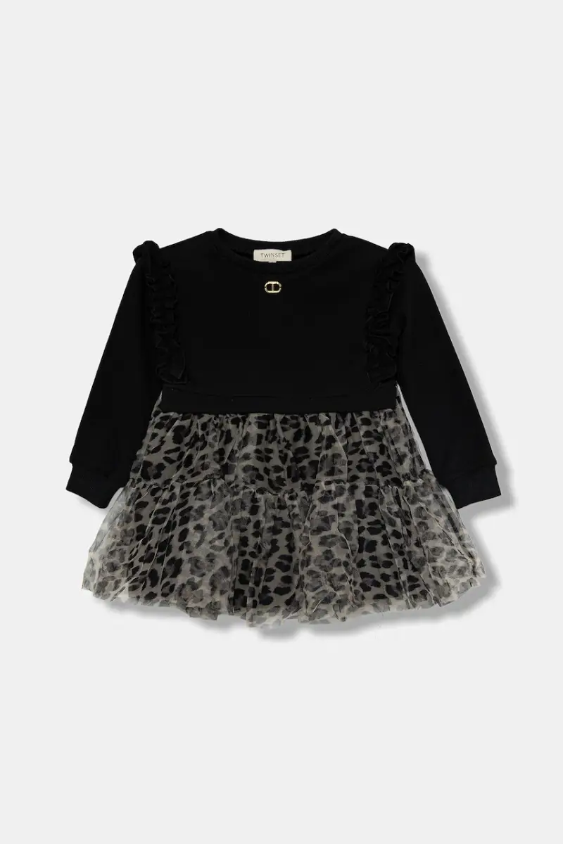 Twinset vestito bambina colore nero 252GB2130