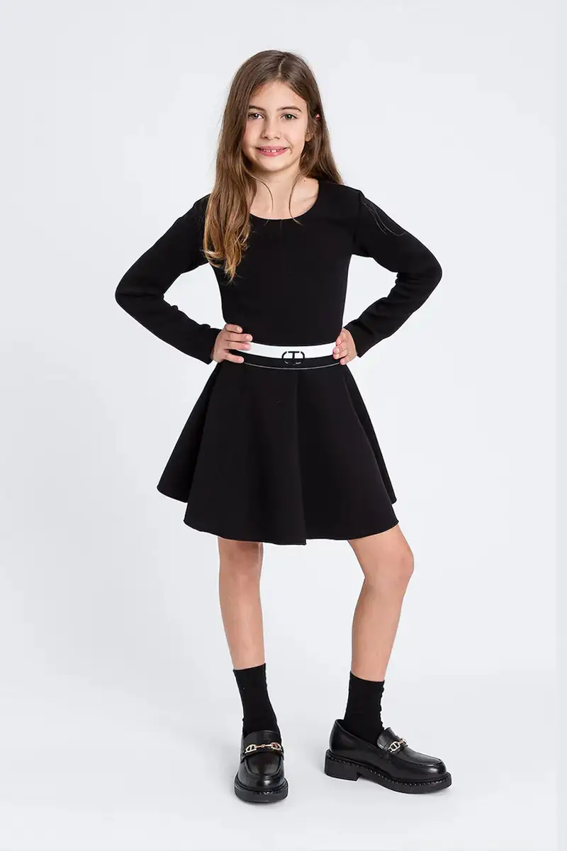 Twinset vestito bambina Nero