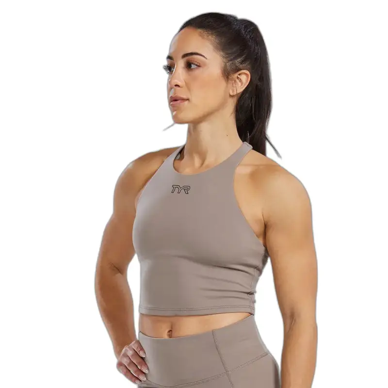 TYR Brassière corta col alto donna Joule Elite