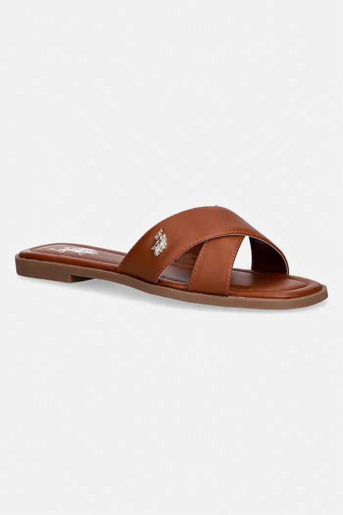 U S Polo Assn ciabatte slide GENNY002 Marrone