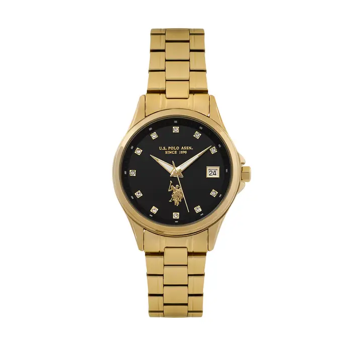 U S Polo Assn Orologio Louise USP8484BK Oro