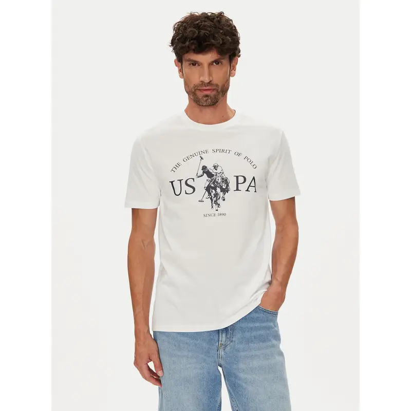 U.S Polo Assn. T-shirt Bianco 3924512