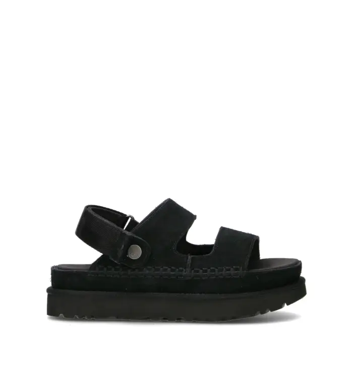 GOLDENSTAR GLIDE Sandalo donna nero in suede Vario