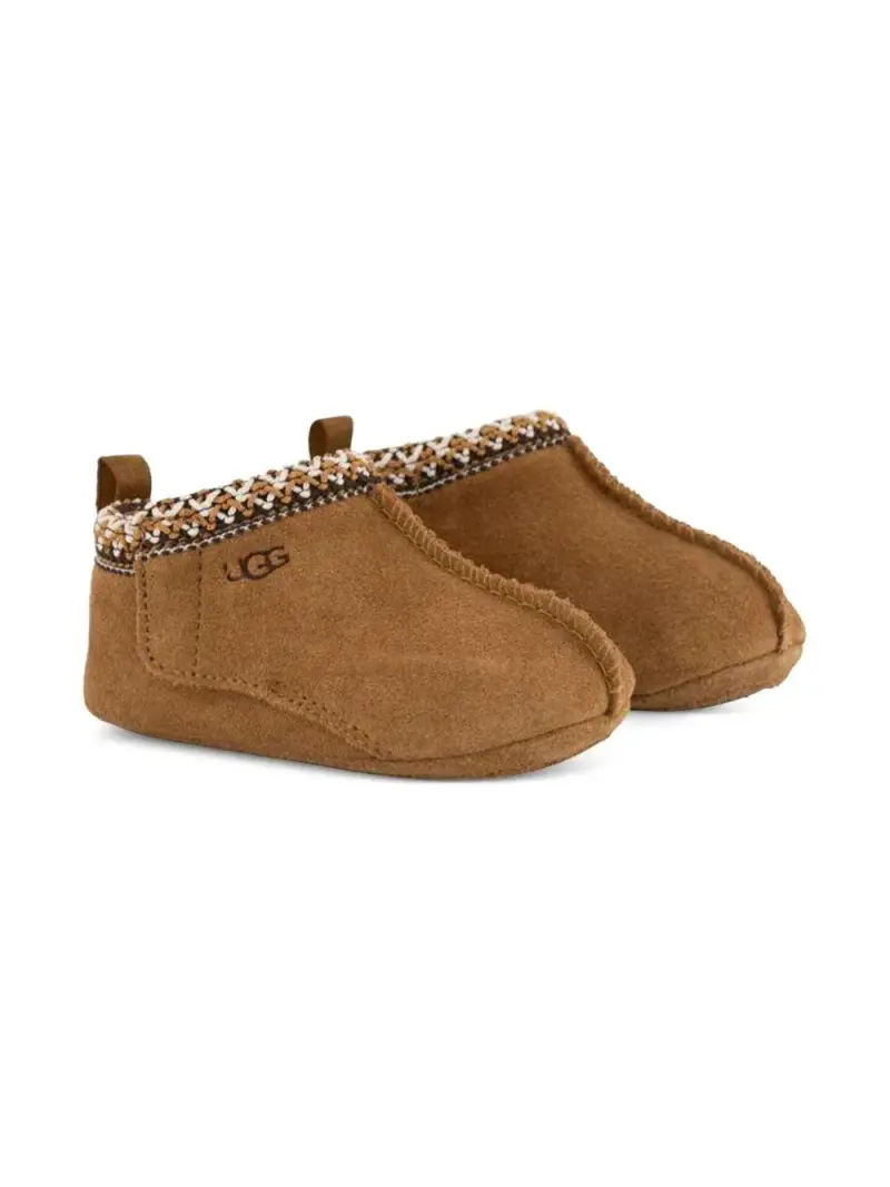 UGG KIDS Stivaletti da Neonato in Camoscio Castano