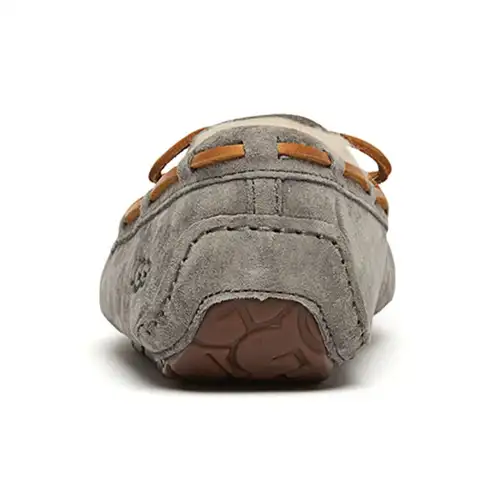 Ugg Pantofole Dakota Leggere Comode in Pile Piatti Scarpe Casual Pantofole da Donna Grigio 5612-PWTR miniatura 3