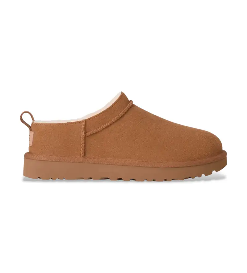 UGG per donna 1173891 Stivaletti Classic Micro marroni, Pelle, Marrone, Basso, Nessuno, Casual