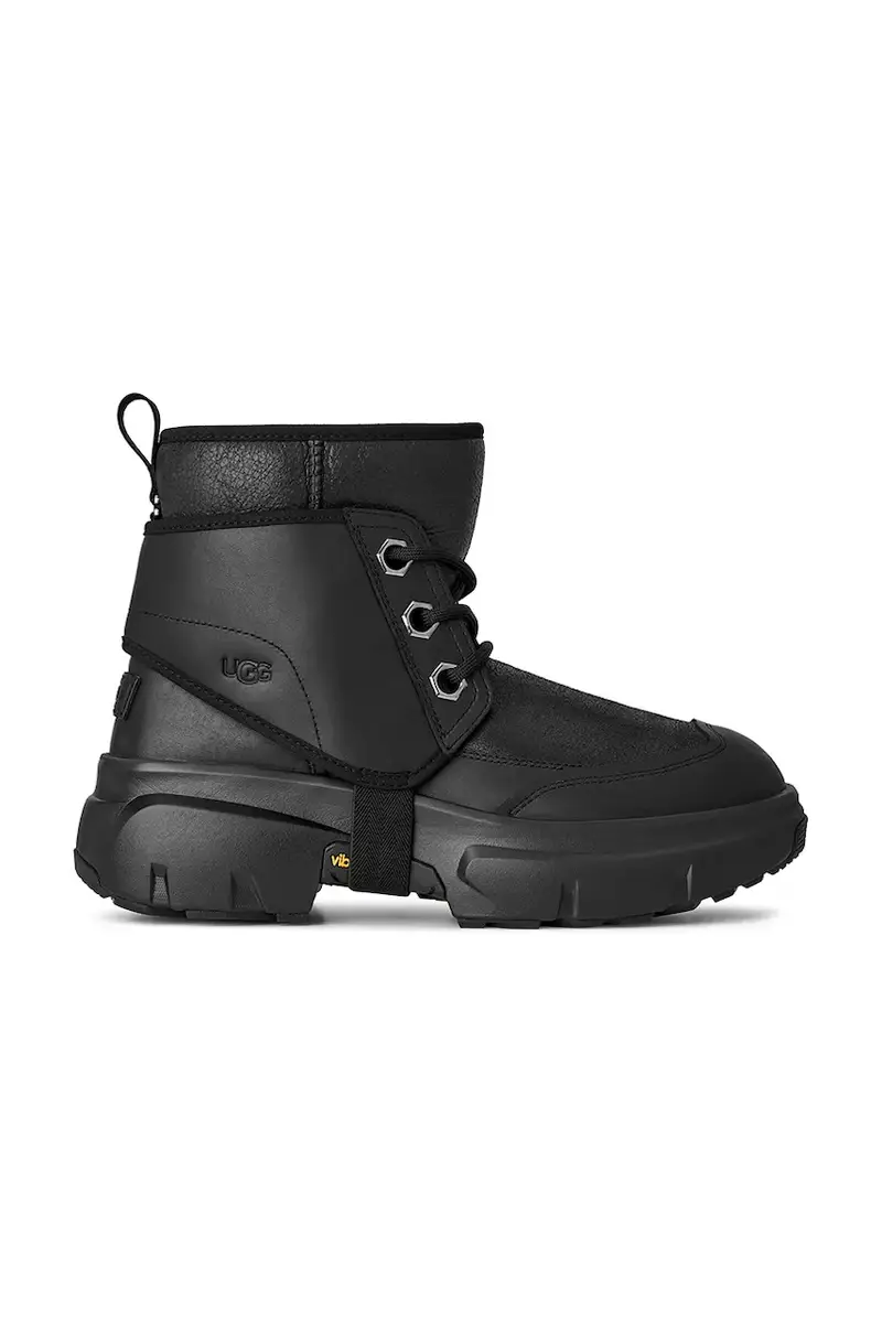 Ugg scarpe in pelle Jld Boot uomo colore nero 1171351.BLK