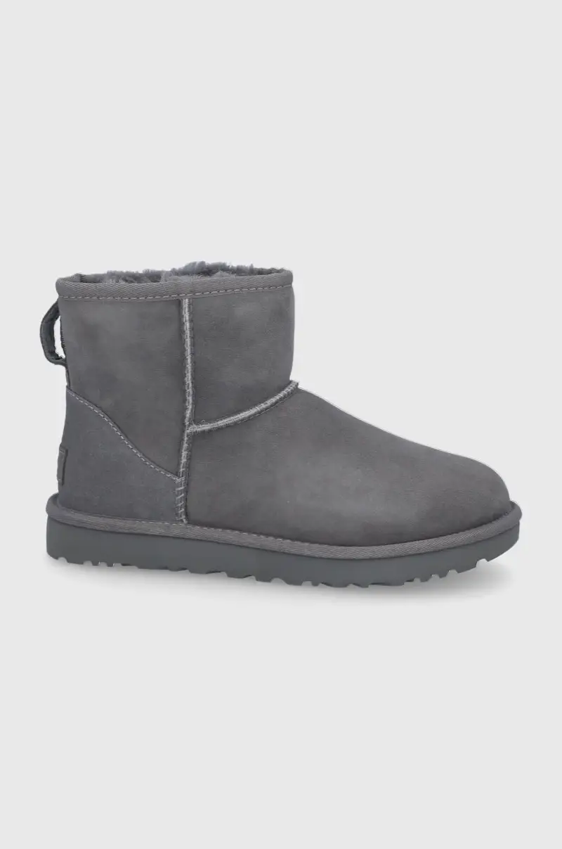 Ugg stivali da neve in camoscio Classic Mini II donna 1016222.GRY Grigio