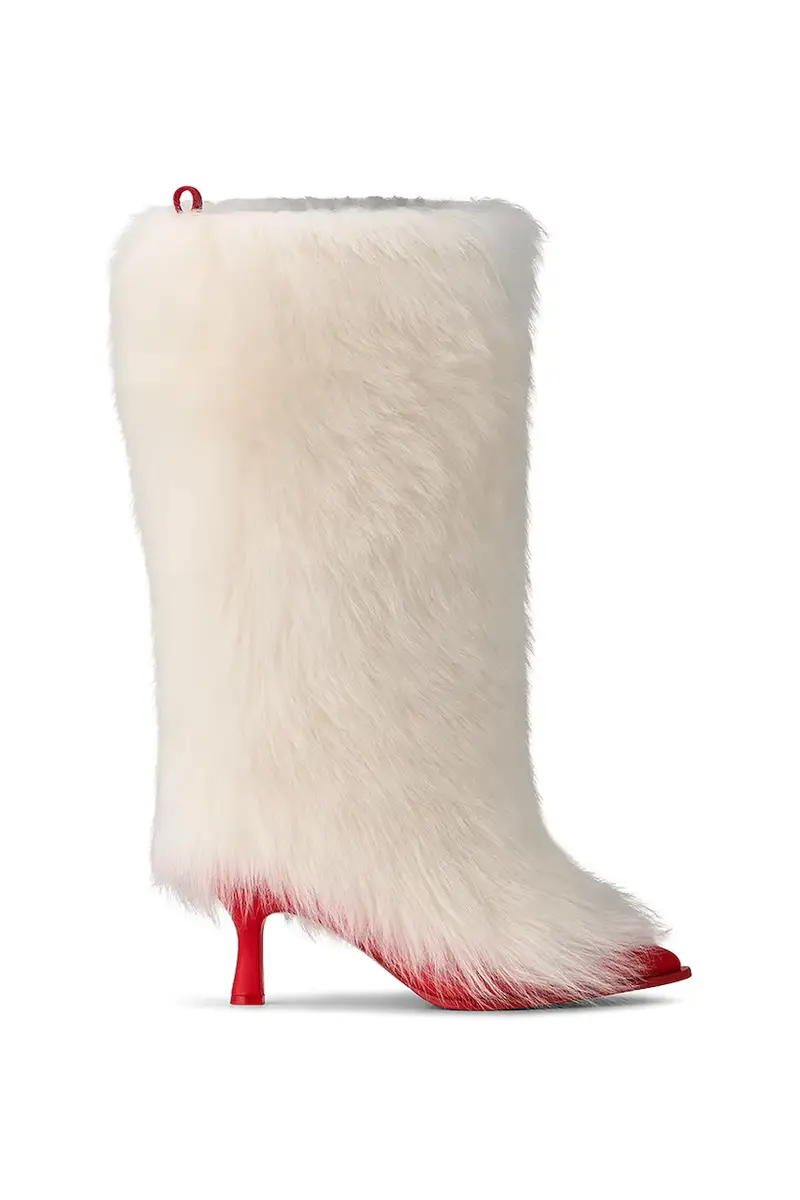 Ugg stivali x Ambush Fur Heel donna colore bianco 1176810.WHRD