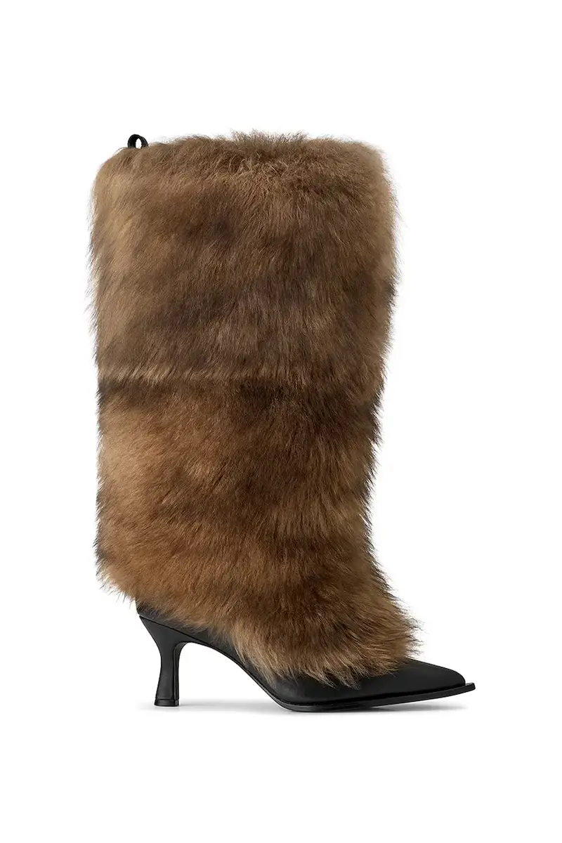 Ugg stivali x Ambush Fur Heel donna colore marrone 1176810.BRN