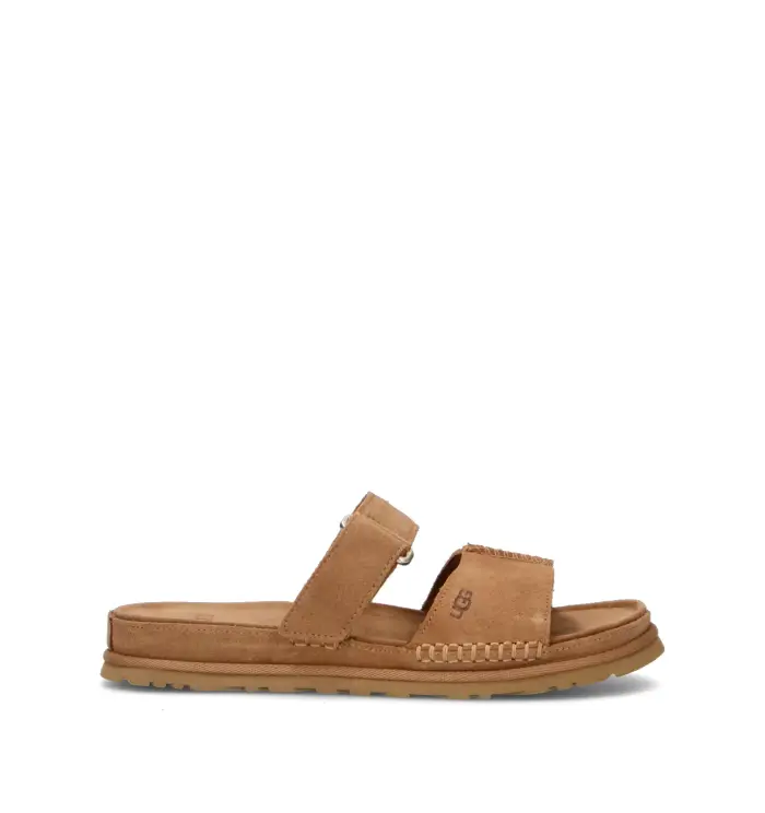 W GOLDENGAZE SLIDE Ciabatta donna chestnut in suede Vario