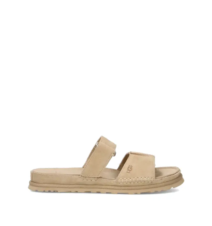 W GOLDENGAZE SLIDE Ciabatta donna mustard seed in suede Vario