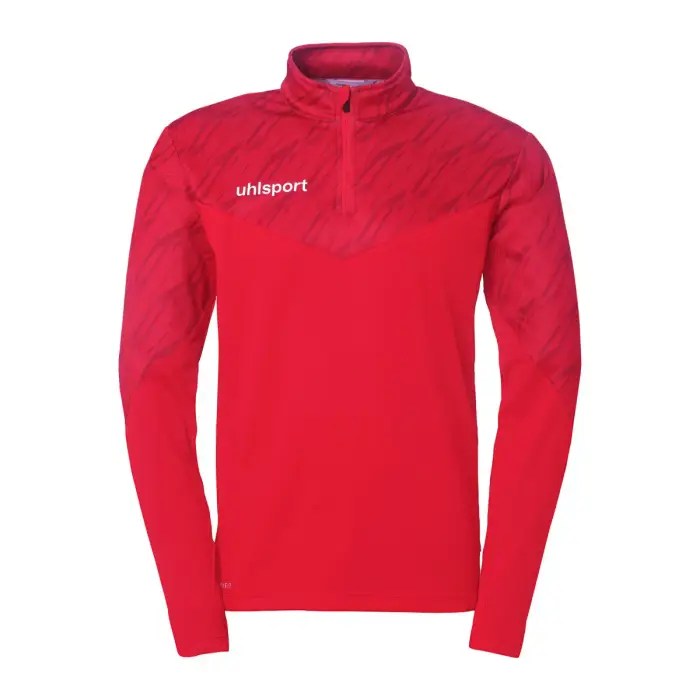 Drill top allenamento con 1/4 di zip Uhlsport Progressive 28 Rouge