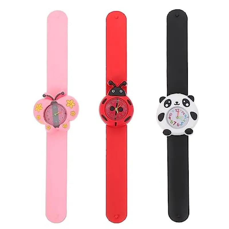 UKCOCO Orologio per Schiaffe Silicone Fumetto Bambino: Lo Schiaffo Silicone Morbido Sull orologio Simpatico Orologio Polso Quarzo Della