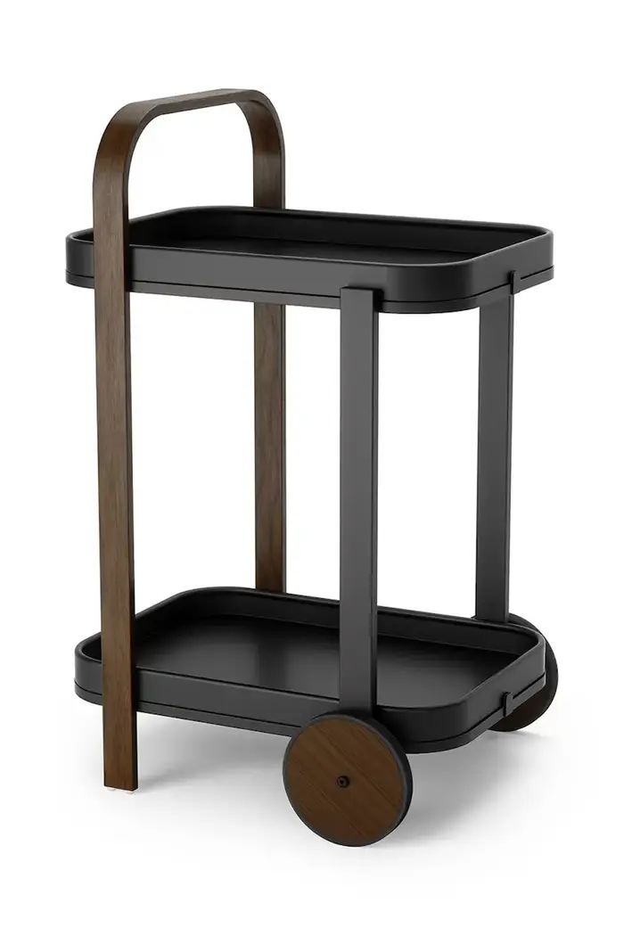 mobili con ruote Bellwood 53 x 43 x 79 cm Nero