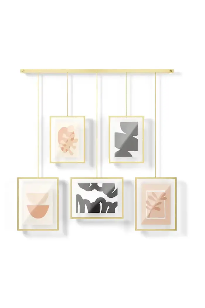 multifoto da parete cornice con asse Multicolore