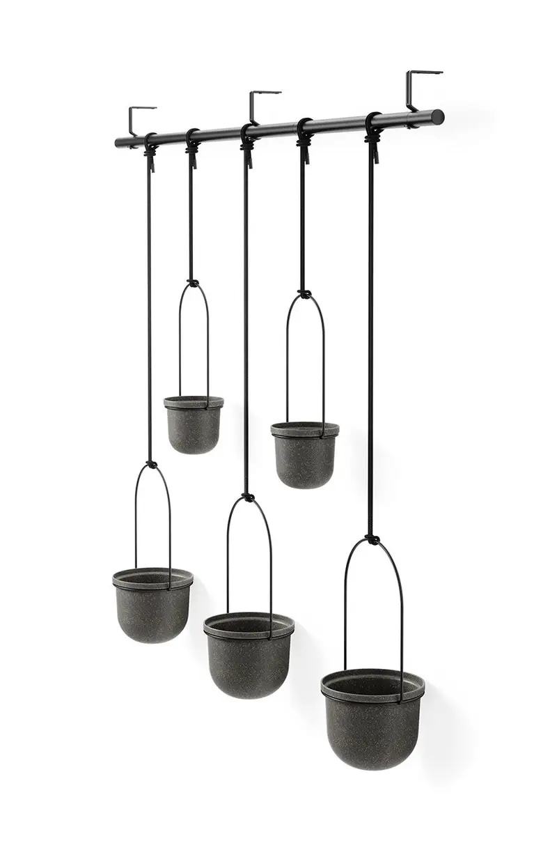 Umbra set vasi da fiori da parete (5-pack) Nero
