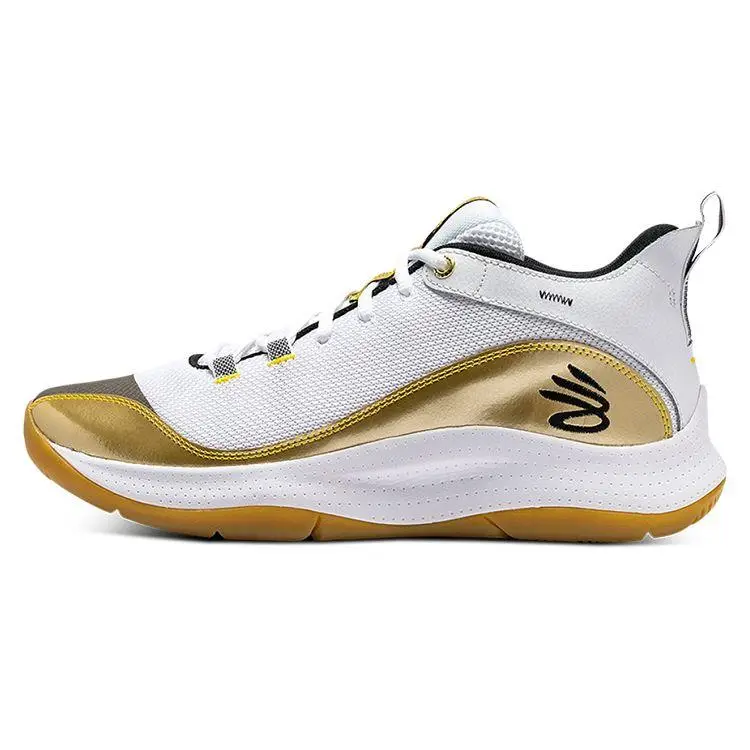 Under Armour 3Z5 NM Bianco Oro Metallizzato Sneakers Unisex Nero 3024764-106 42 5