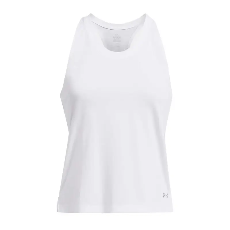 Under Armour CANOTTA LAUNCH DONNA Bianco