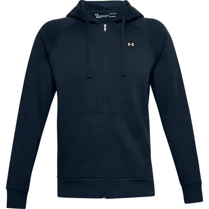 Felpa con cappuccio Under Armour Rival Fleece Full Zip Bleu
