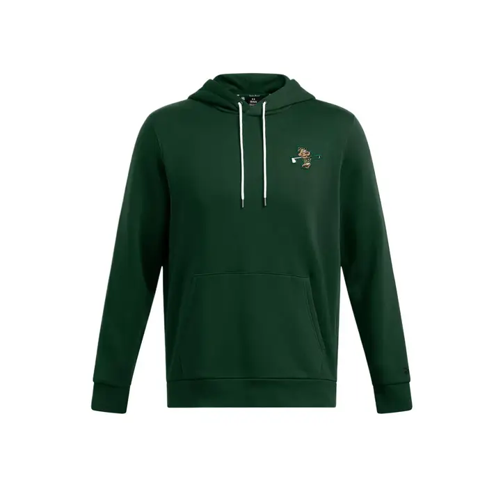 Felpa con cappuccio Under Armour UA Icon Goin Under con stampa di lettere da uomo Felpe con cappuccio Verde 1387135-301 XL