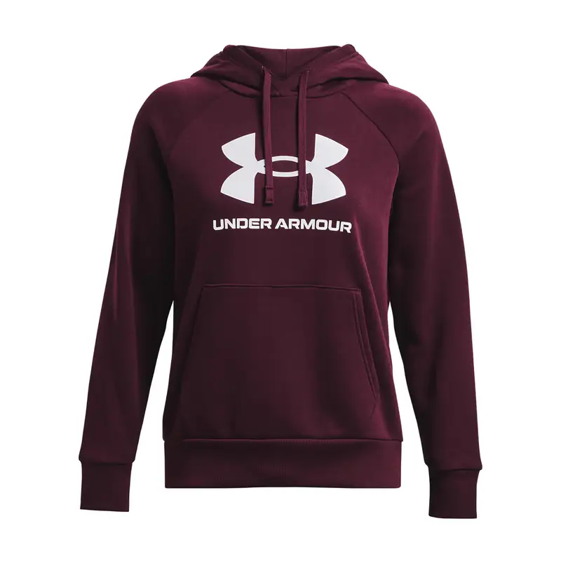 Felpa da allenamento da donna di Under Armour Rival Fleece Big Logo | Under Armour Rosso