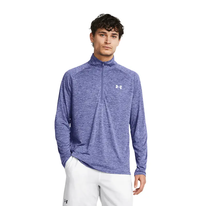 Felpa Under Armour Tech 2.0 1/2 Zip da uomo | Under Armour Viola iris