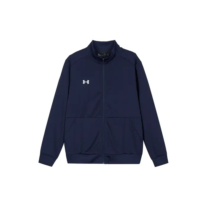 Under Armour Giacca Casual Fitness a Colore Unito con Collo Alto da Uomo Blu 23600304-409